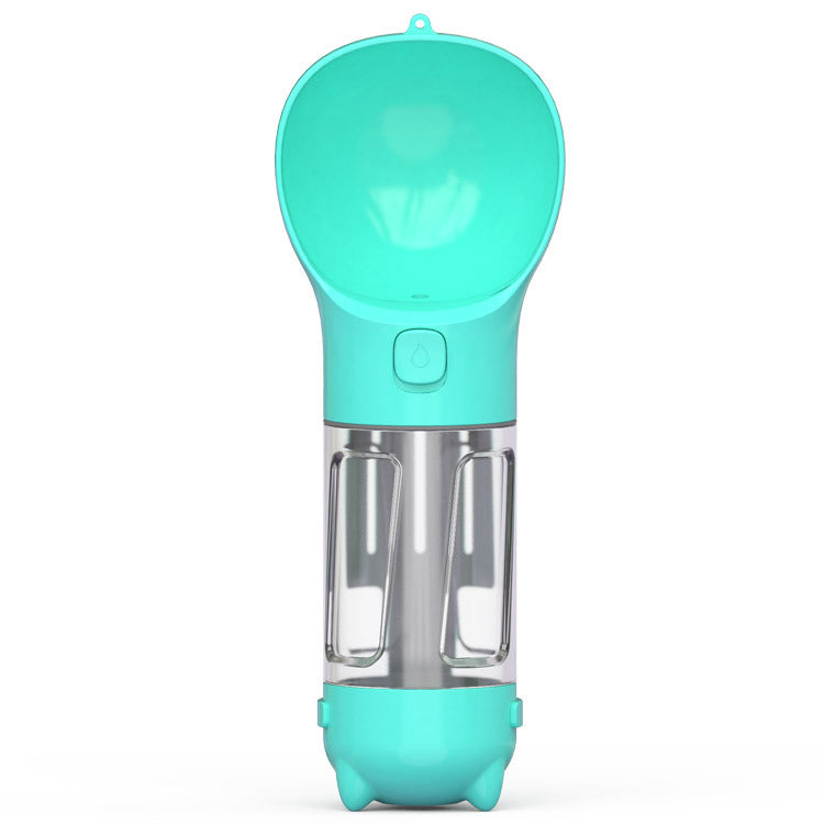3-in-1 Portable Pet Water Bottle – Feeder, Bowl & Storage
